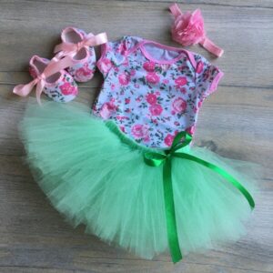 rózsás alkalmi szett pink almazöld