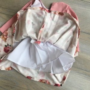 rózsás alkalmi kislány ruha