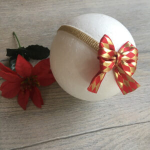 masnis fejpánt szalaggal piros arany