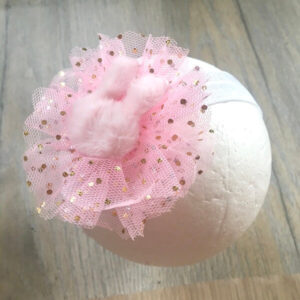 nyuszis tüllös fejpánt