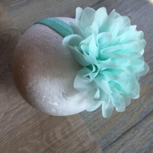 masnis virágos fejpántok türkiz zöld