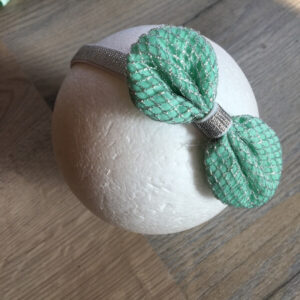 masnis virágos fejpántok türkiz zöld