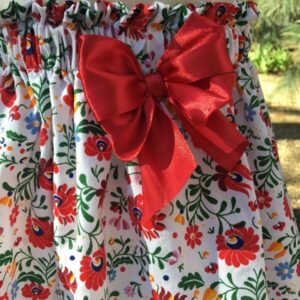 Apró virágos matyó szoknya