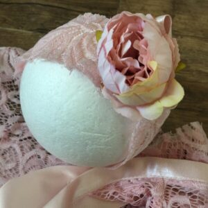 csipke fotószett pasztell rózsaszín