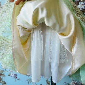 zöld csipke kislány ruha